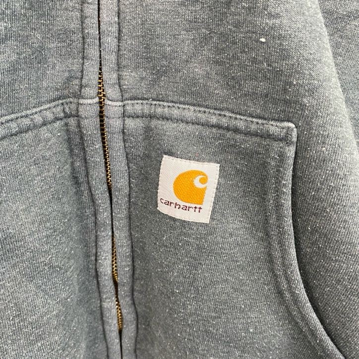 Carhartt　カーハート　フルジップスウェットパーカー/フーディー　灰色　グレー