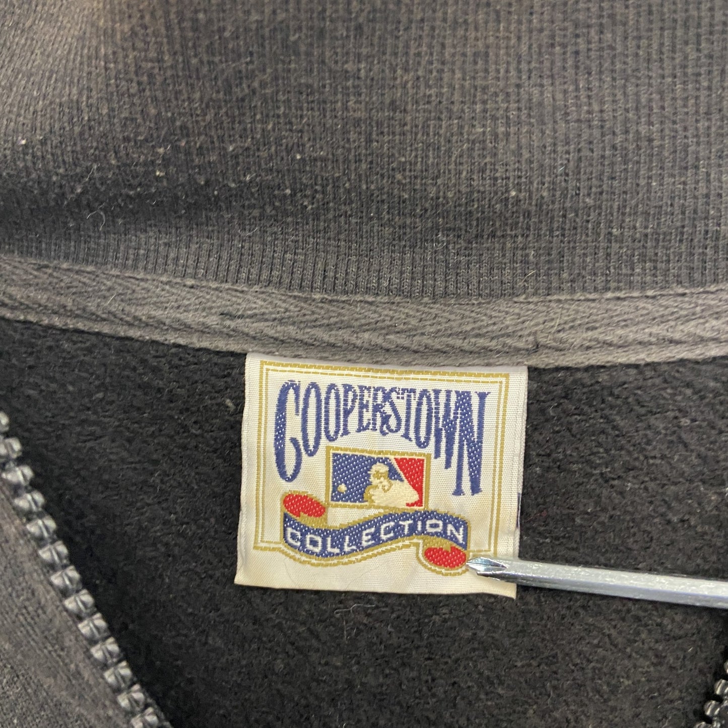 COOPERSTOWN　クーパーズタウン　ボストンレッドソックス　フルジップスウェットジャケット　黒　XLサイズ
