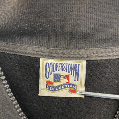 COOPERSTOWN　クーパーズタウン　ボストンレッドソックス　フルジップスウェットジャケット　黒　XLサイズ