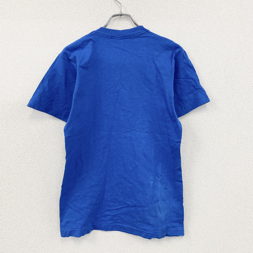 90s　FRUIT OF THE LOOM　フルーツオブザルーム　半袖Tシャツ　シングルステッチ　ブルー　Mサイズ