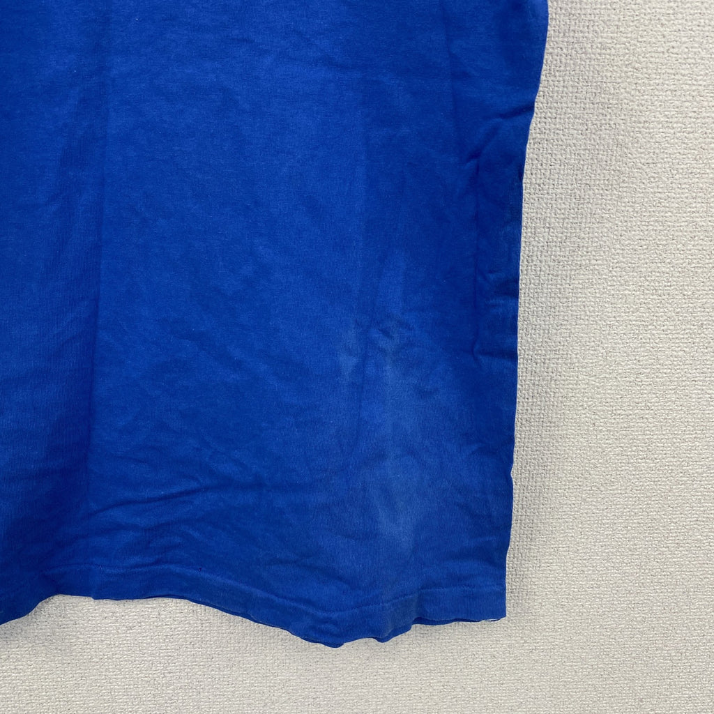 90s　FRUIT OF THE LOOM　フルーツオブザルーム　半袖Tシャツ　シングルステッチ　ブルー　Mサイズ