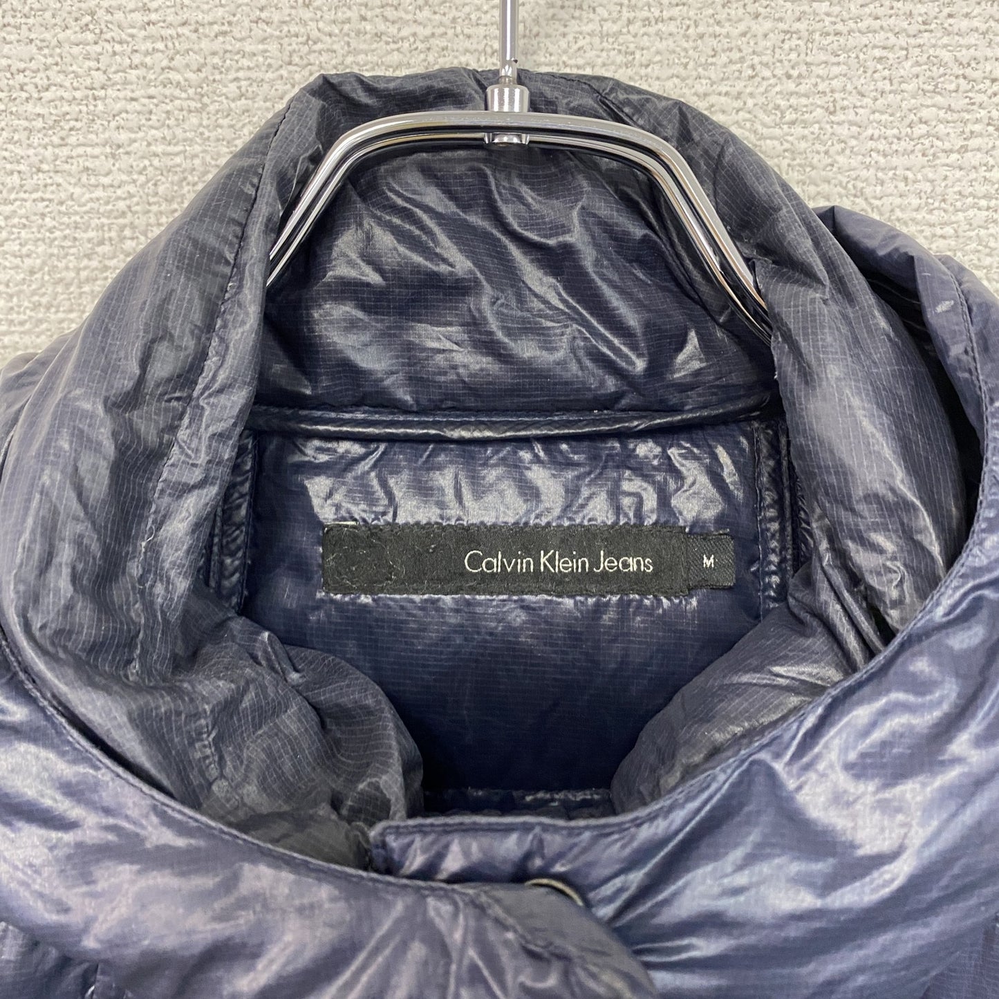 Calvin Klein Jeans　カルバンクラインジーンズ　ダウンジャケット　ダウンコート　紺　ネイビー　Mサイズ