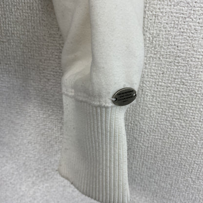 Abercrombie&Fitch　アバクロンビー&フィッチ　フルジップスウェットパーカー　白　ホワイト　Mサイズ