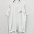 ～90s　SPORTSMAN　半袖プリントTシャツ　シングルステッチ　ワンポイント　ヴィンテージ　白　ホワイト　Mサイズ