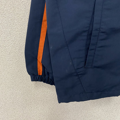 00s　NIKE　ナイキ　フルジップジャケット　スウッシュ　刺繡ロゴ　ヴィンテージ　紺　ネイビー　Lサイズ