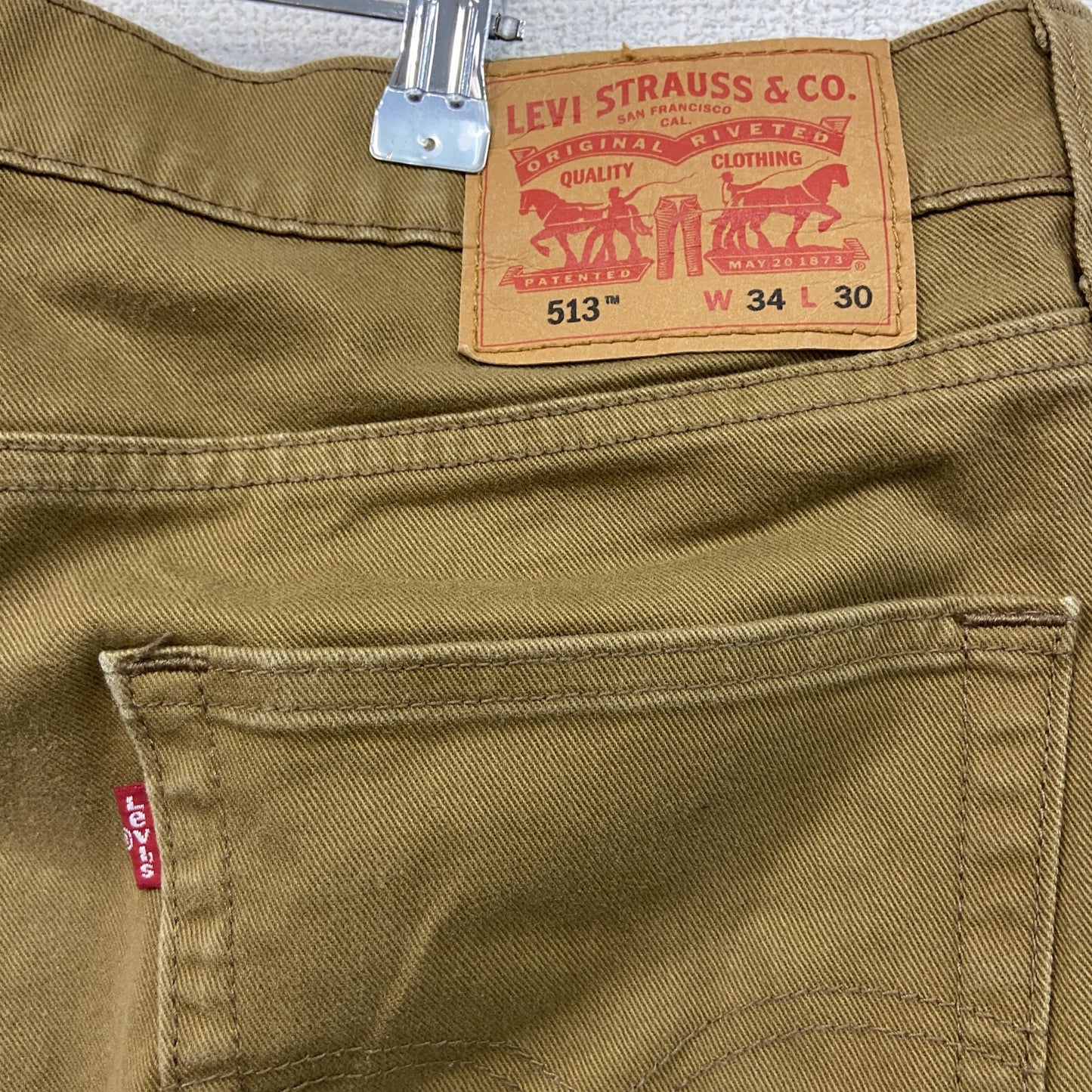 Levi’s　リーバイス　デニムパンツ/ジーンズ　ジップフライ　ベージュ　W34サイズ
