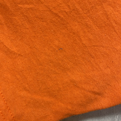 古着 used　GILDAN ギルダン　L'ESTACADE　半袖プリントTシャツ　オレンジ　レトロ　クルーネック　Lサイズ