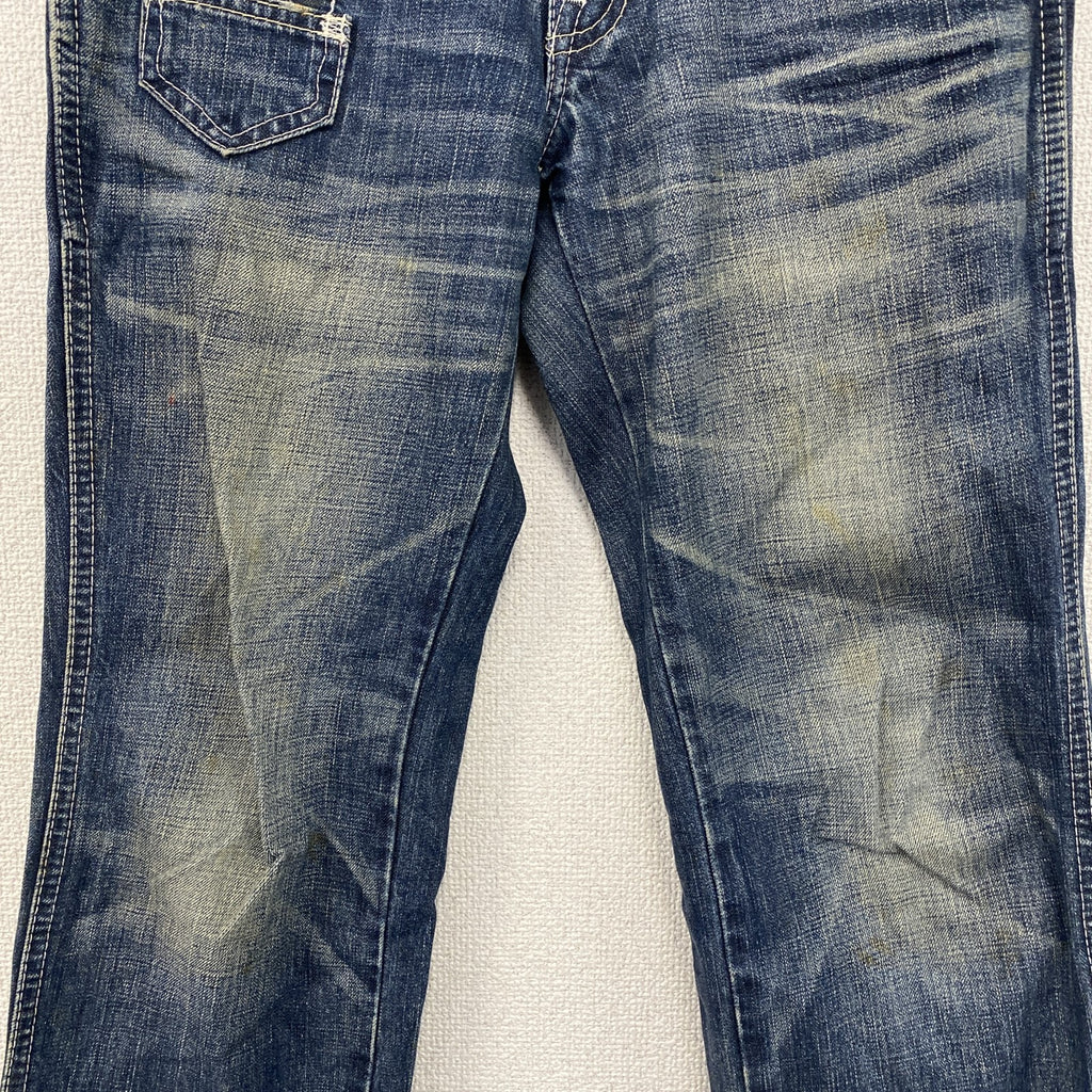 Levi Strauss & Co.　リーバイス　デニムパンツ/ジーンズ　縦落ち　鬼ヒゲ　インディゴ　28サイズ
