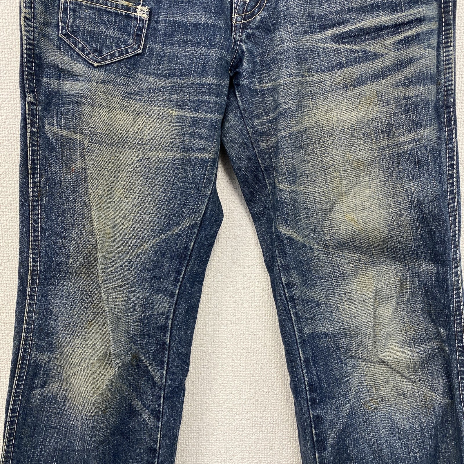 Levi Strauss & Co.　リーバイス　デニムパンツ/ジーンズ　縦落ち　鬼ヒゲ　インディゴ　28サイズ