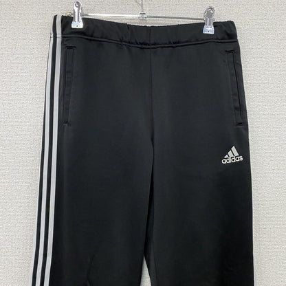 90s　adidas　アディダス　トラックパンツ/ジャージ　パフォーマンスロゴ　ヴィンテージ　ブラック　Lサイズ