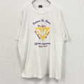 90s　FRUIT OF THE LOOM　フルーツオブザルーム　半袖プリントTシャツ　白　ホワイト　XLサイズ