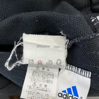 90s　adidas　アディダス　トラックパンツ/ジャージ　パフォーマンスロゴ　ヴィンテージ　ブラック　Lサイズ