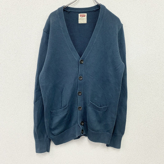 Levi's　リーバイス　コットンニットカーディガン　紺　ネイビー　Lサイズ