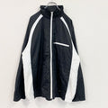 90s　NIKE　ナイキ　ナイロンジャケット　ヴィンテージ　黒　ブラック　Lサイズ