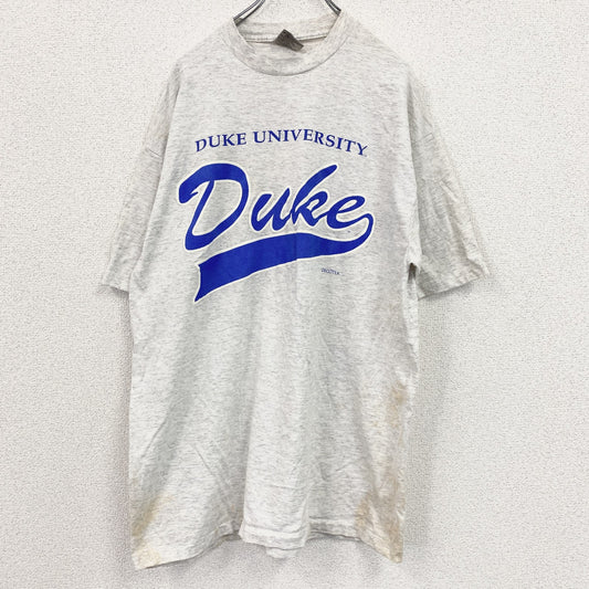 90s　ONEITA　オニータ　半袖プリントTシャツ　ヴィンテージ　シングルステッチ　グレー　灰色　XXLサイズ