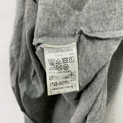 MAISON KITSUNE　メゾンキツネ　半袖プリントTシャツ　アニマルT　灰色　グレー　Lサイズ