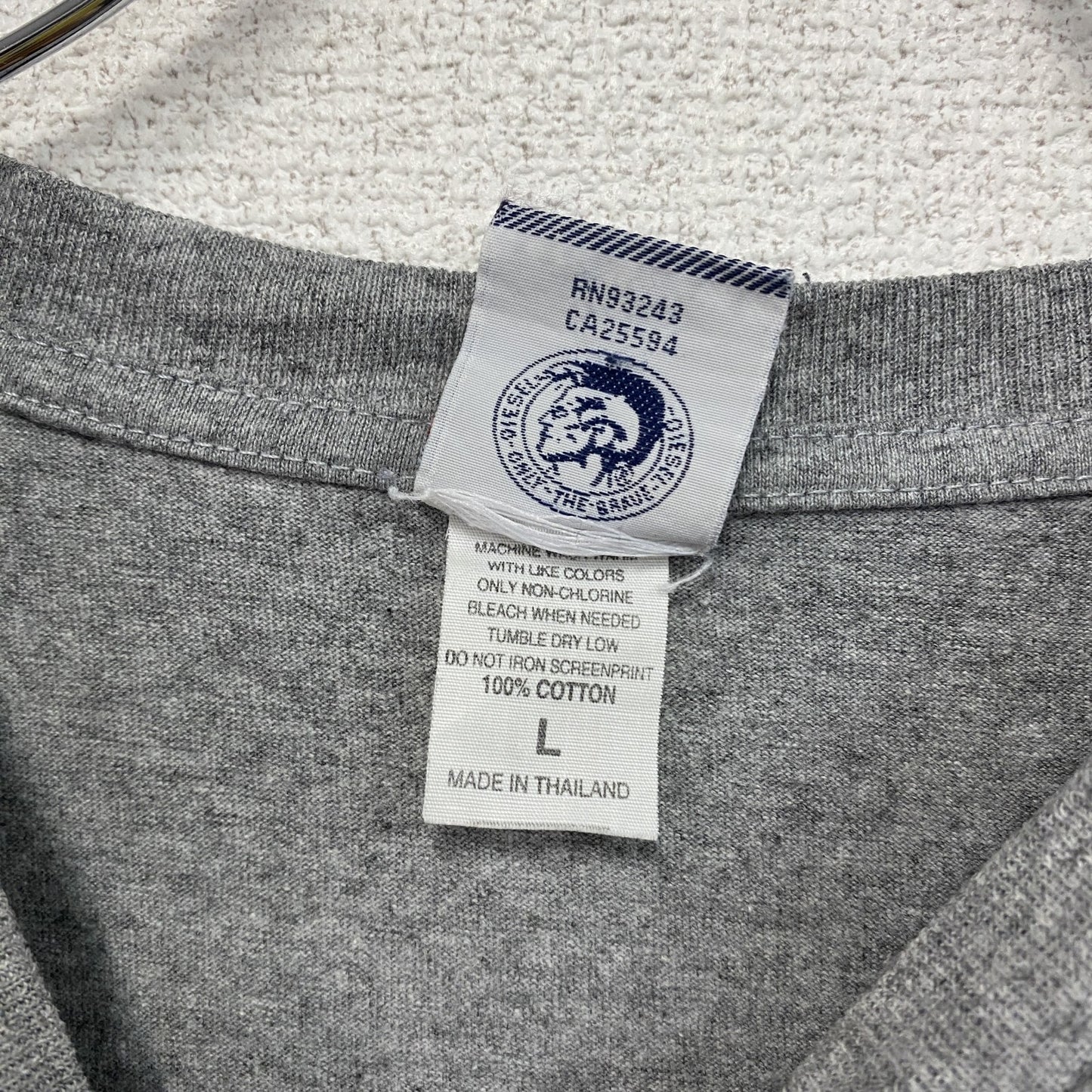 DIESEL　ディーゼル　半袖プリントTシャツ　グレー　Lサイズ　