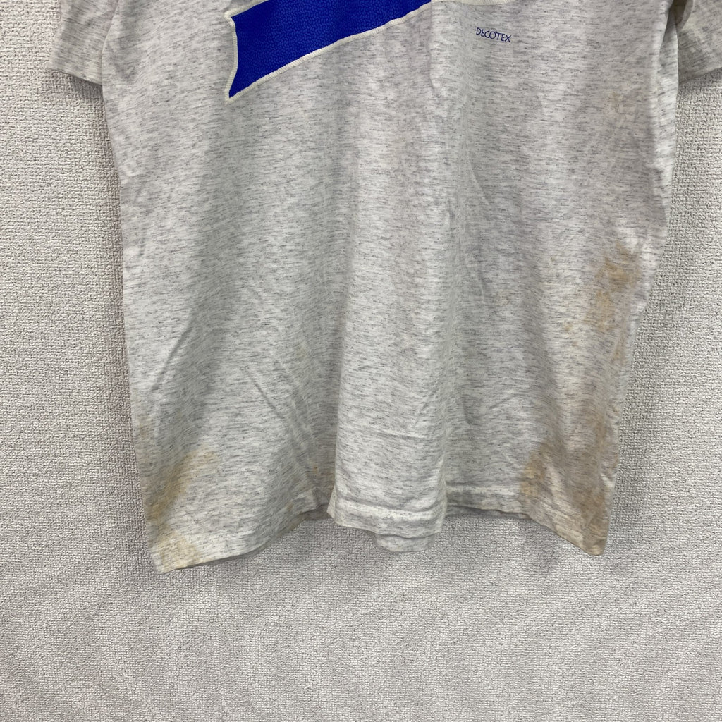 90s　ONEITA　オニータ　半袖プリントTシャツ　ヴィンテージ　シングルステッチ　グレー　灰色　XXLサイズ