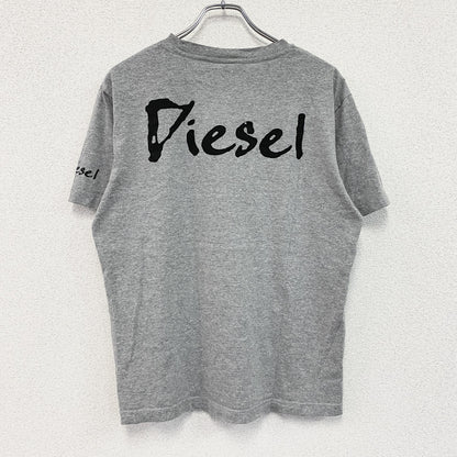 DIESEL　ディーゼル　半袖プリントTシャツ　グレー　Lサイズ　