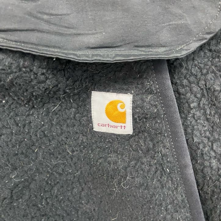 古着 used　carhartt　カーハート　フリースジャケット/ボアジャケット　黒　ブラック　Mサイズ