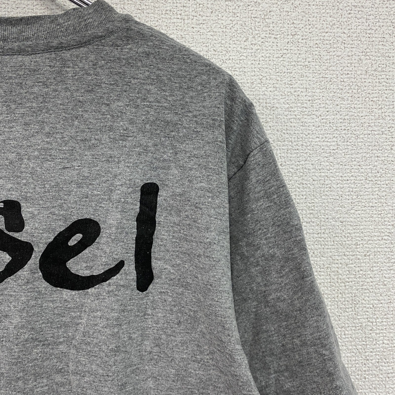 DIESEL　ディーゼル　半袖プリントTシャツ　グレー　Lサイズ　
