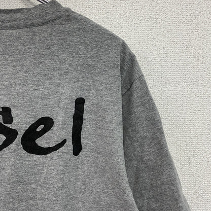 DIESEL　ディーゼル　半袖プリントTシャツ　グレー　Lサイズ　
