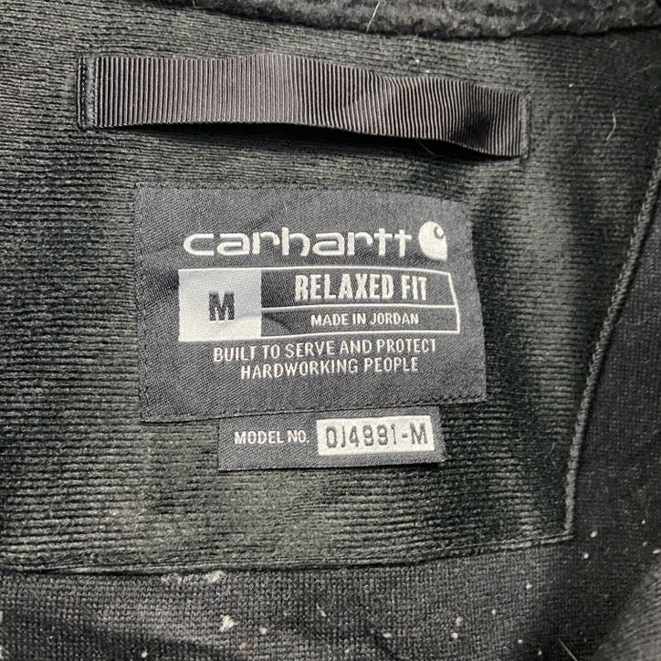 古着 used　carhartt　カーハート　フリースジャケット/ボアジャケット　黒　ブラック　Mサイズ
