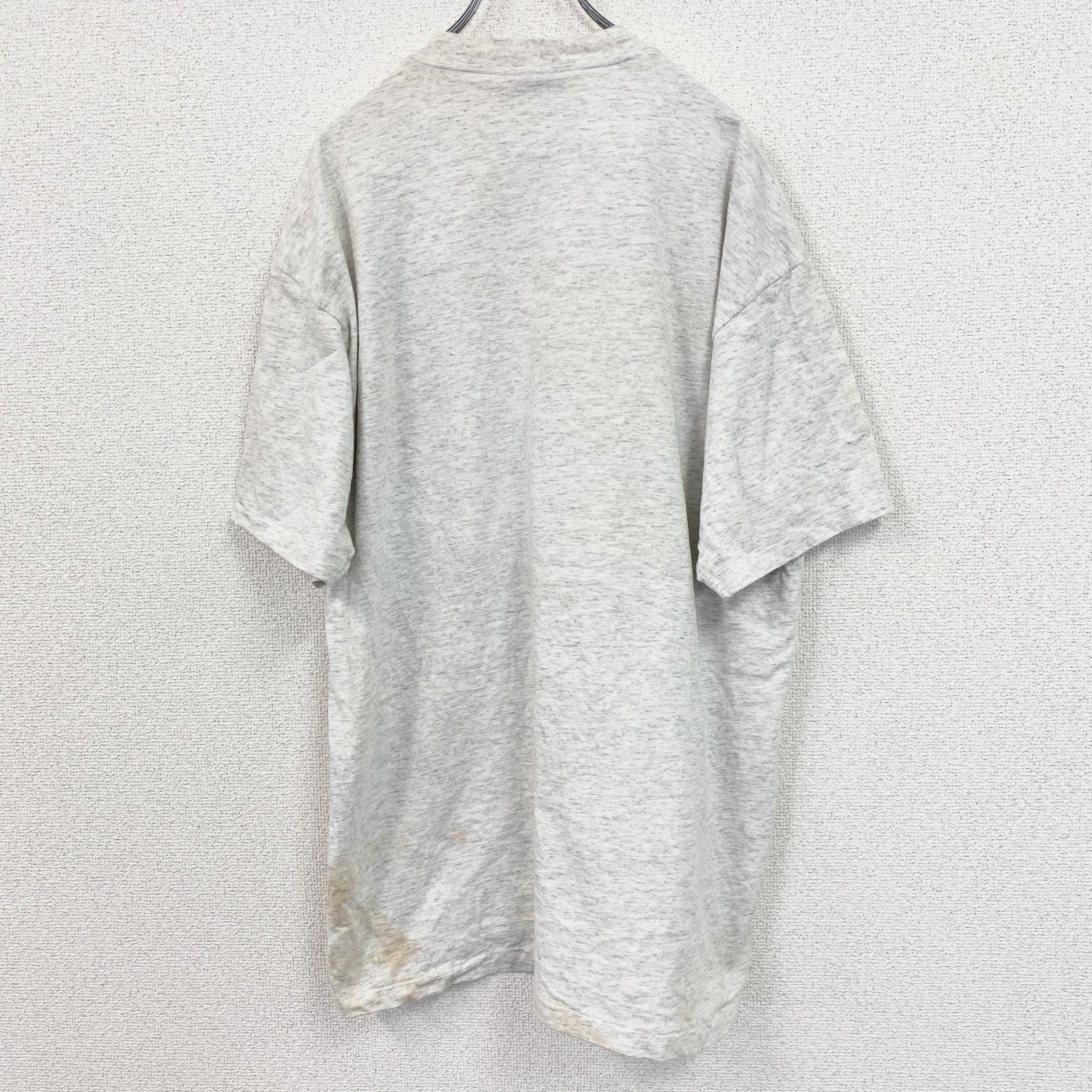 90s　ONEITA　オニータ　半袖プリントTシャツ　ヴィンテージ　シングルステッチ　グレー　灰色　XXLサイズ