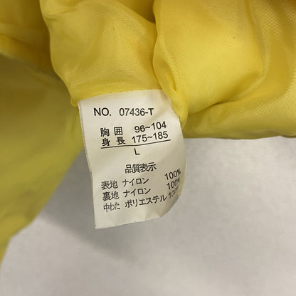 ～00s　AIPA SURFBOARDS　フルジップ中綿ベスト　ヴィンテージ　黄色　イエロー　Lサイズ