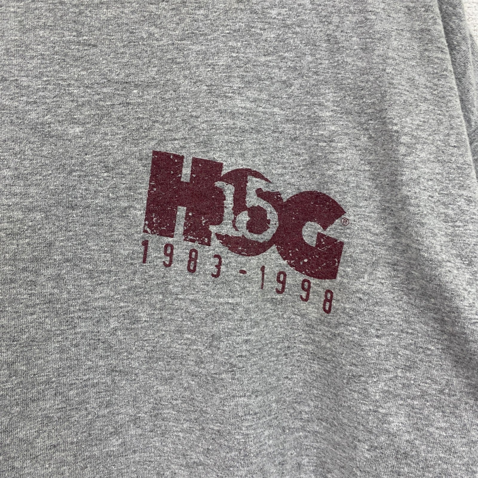 ～90s　HARLEY OWNERS GROUP　半袖プリントTシャツ　シングルステッチ　グレー　灰色　Mサイズ