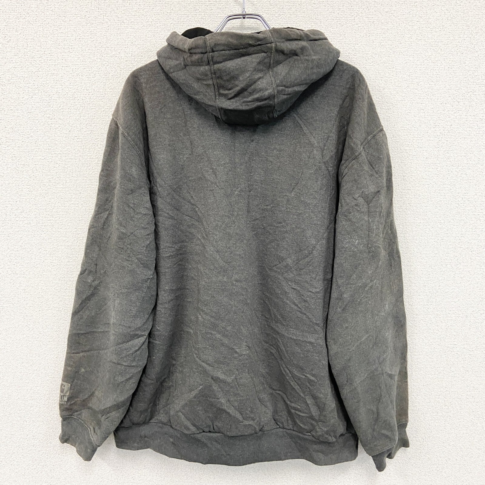 古着 used　carhartt　カーハート　フルジップスウェットパーカー/フーディ　灰色　グレー　XLサイズ