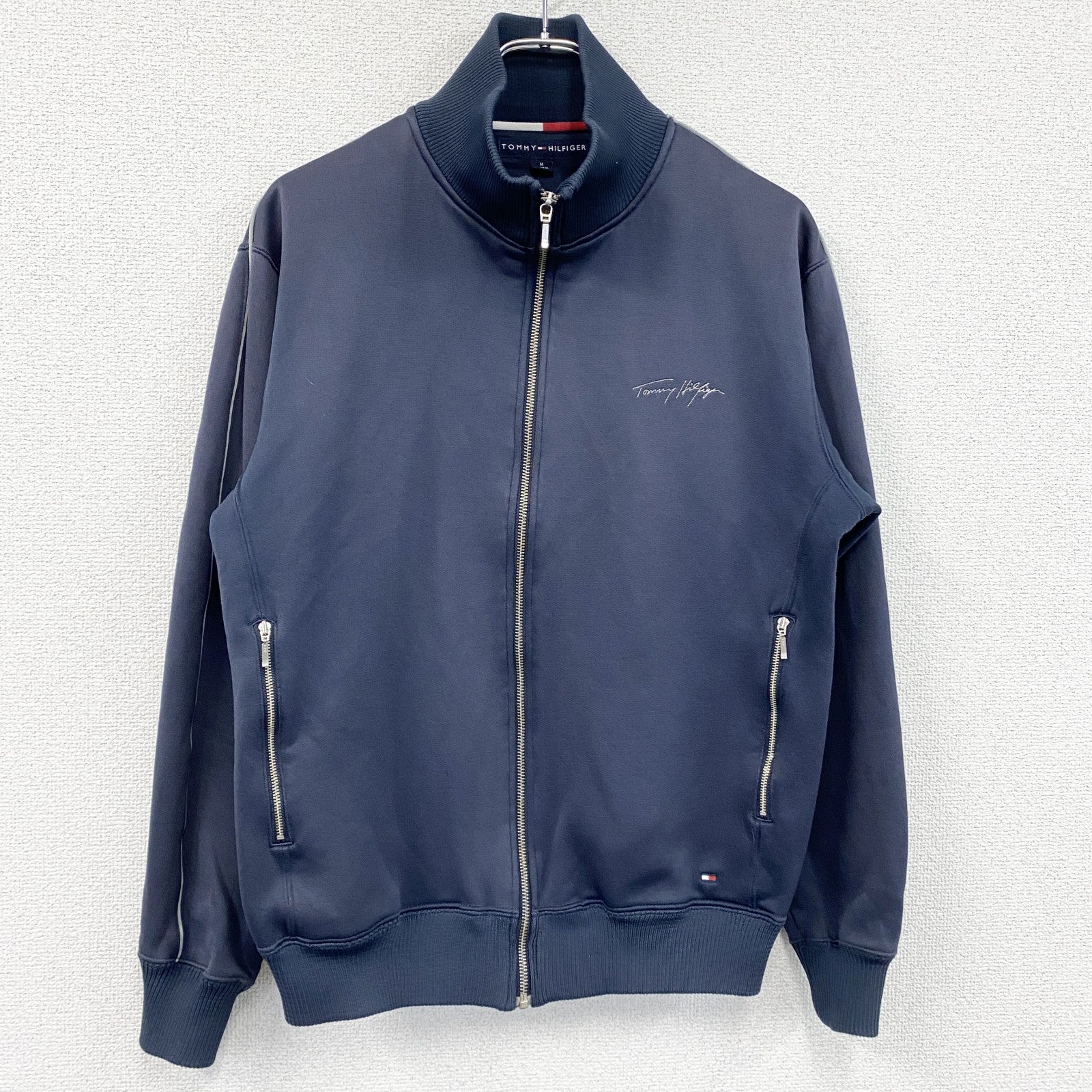 TOMMY HILFIGER　トミーヒルフィガー　ジャージ/トラックジャケット　紺　ネイビー　Mサイズ