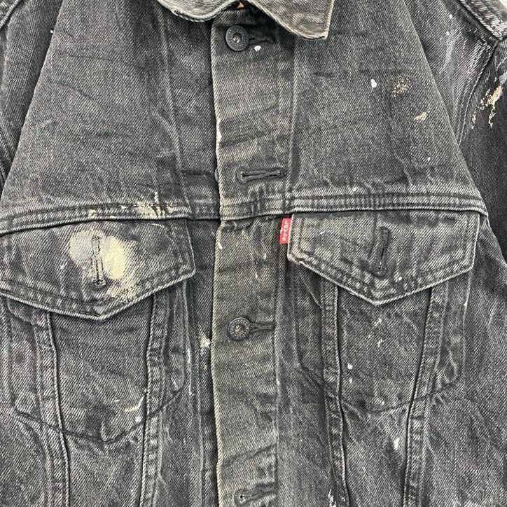 Levi's　リーバイス　デニムジャケット/Gジャン　黒　ブラック　Mサイズ