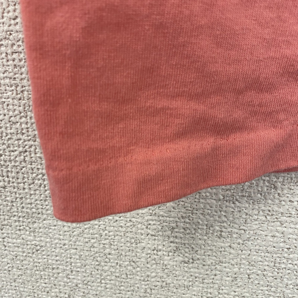 90s　anvil アンヴィル　半袖プリントTシャツ　シングルステッチ　ピンク　XLサイズ