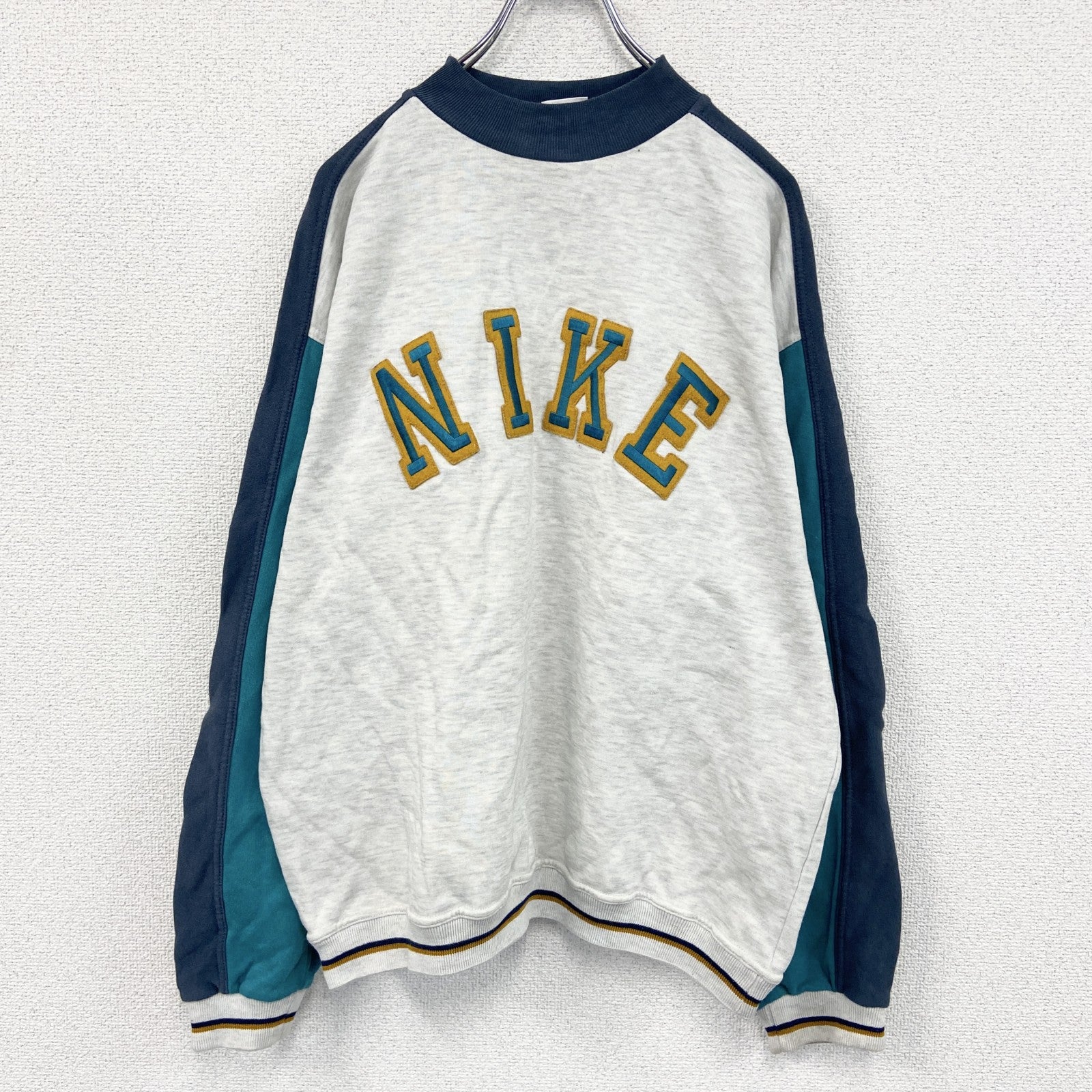 ～90s　NIKE　ナイキ　スウェット/トレーナー　ヴィンテージ　銀タグ　グレー　Lサイズ