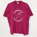 80s～　JERZEES　ジャージーズ　半袖プリントTシャツ　ヴィンテージ　シングルステッチ　ピンク　XLサイズ
