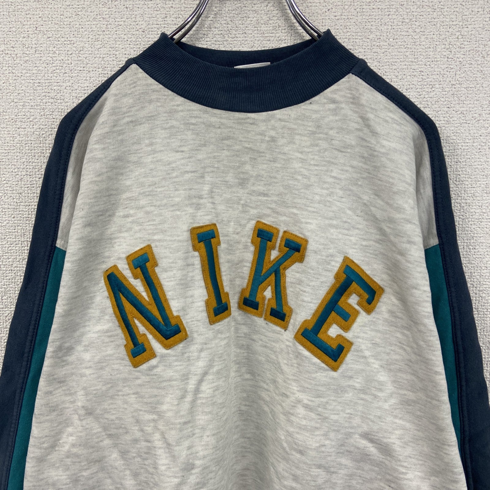 ～90s　NIKE　ナイキ　スウェット/トレーナー　ヴィンテージ　銀タグ　グレー　Lサイズ