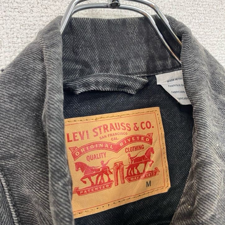 Levi's　リーバイス　デニムジャケット/Gジャン　黒　ブラック　Mサイズ