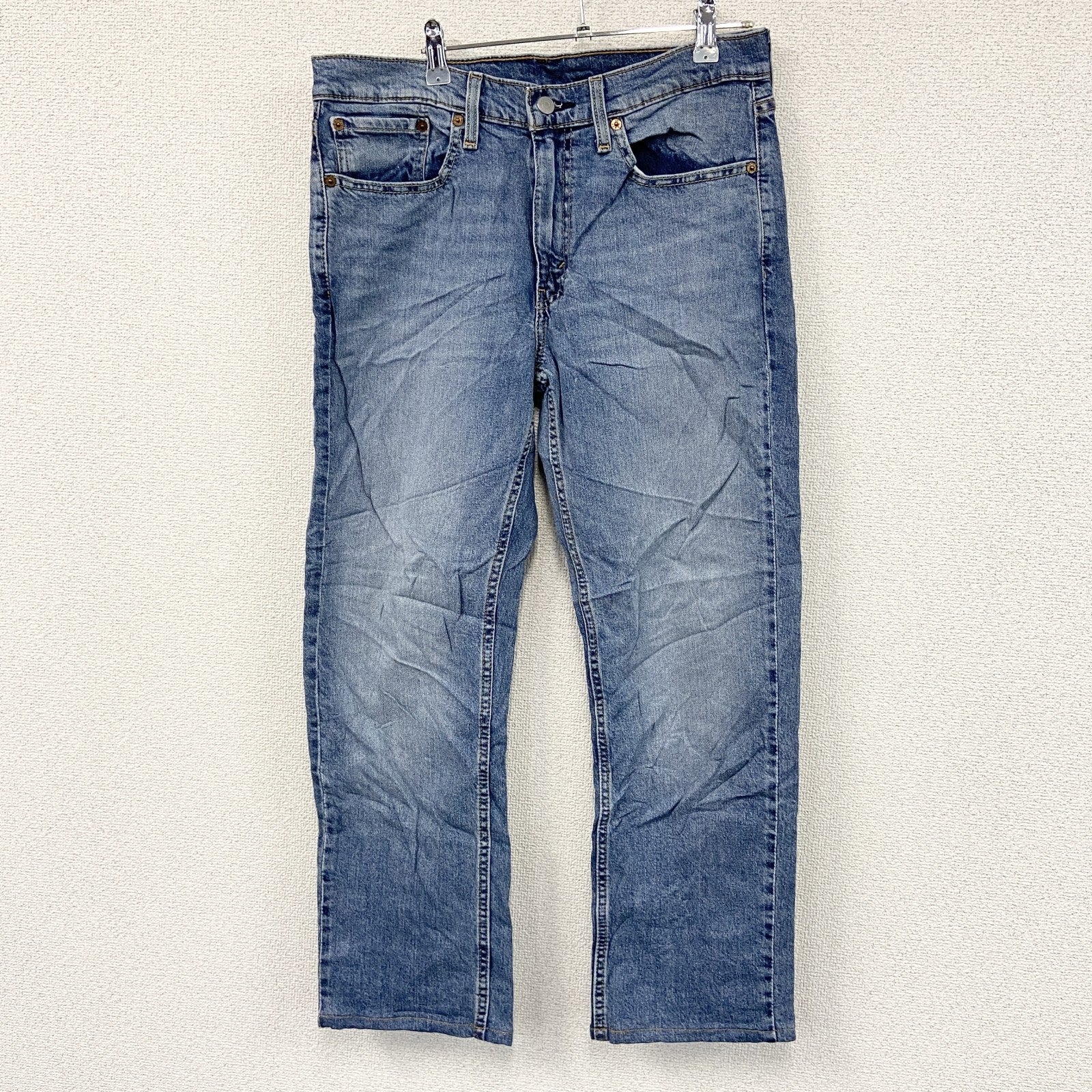 Levi’s　リーバイス　514　デニムパンツ/ジーンズ　ジップフライ　縦落ち　インディゴ　W32サイズ