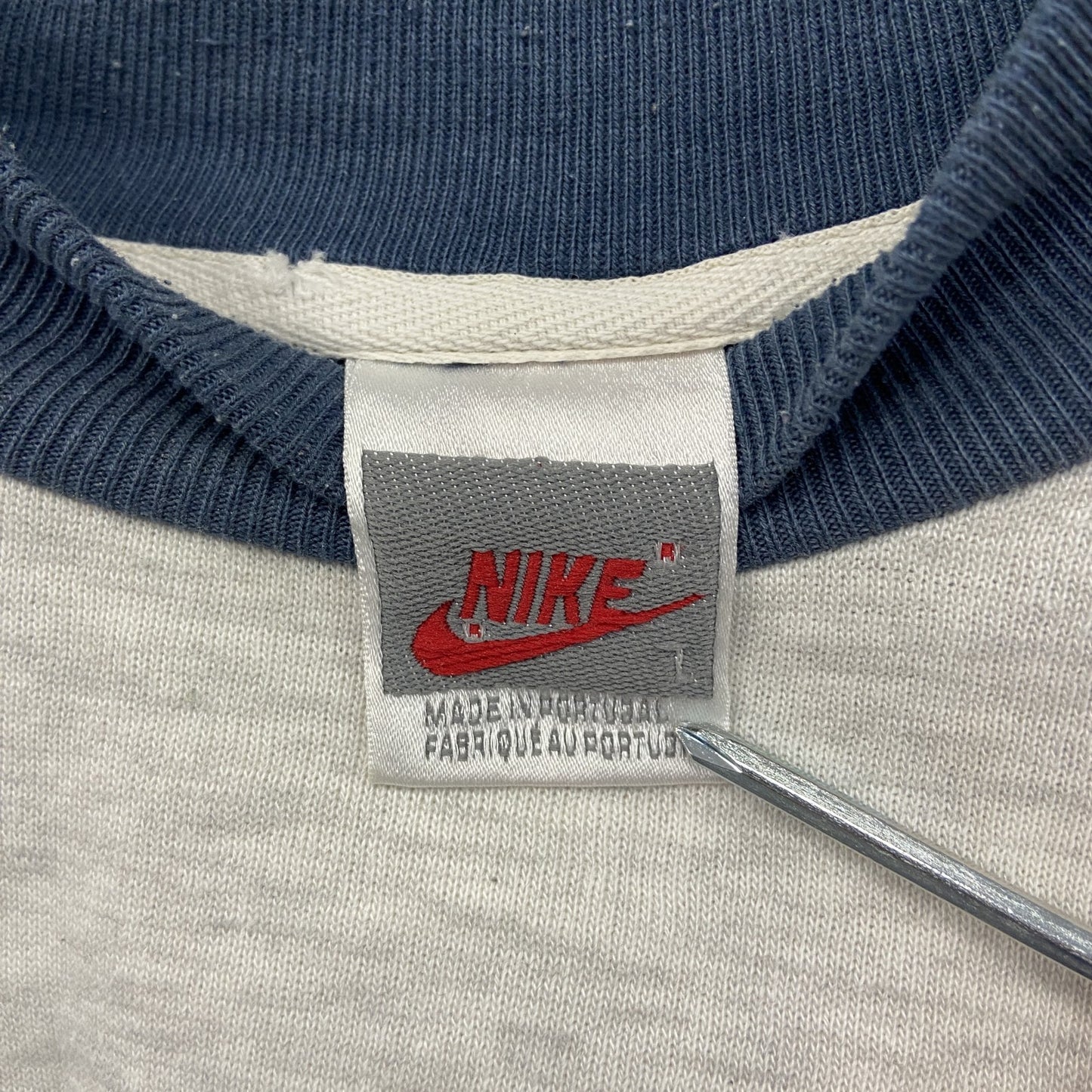 ～90s　NIKE　ナイキ　スウェット/トレーナー　ヴィンテージ　銀タグ　グレー　Lサイズ
