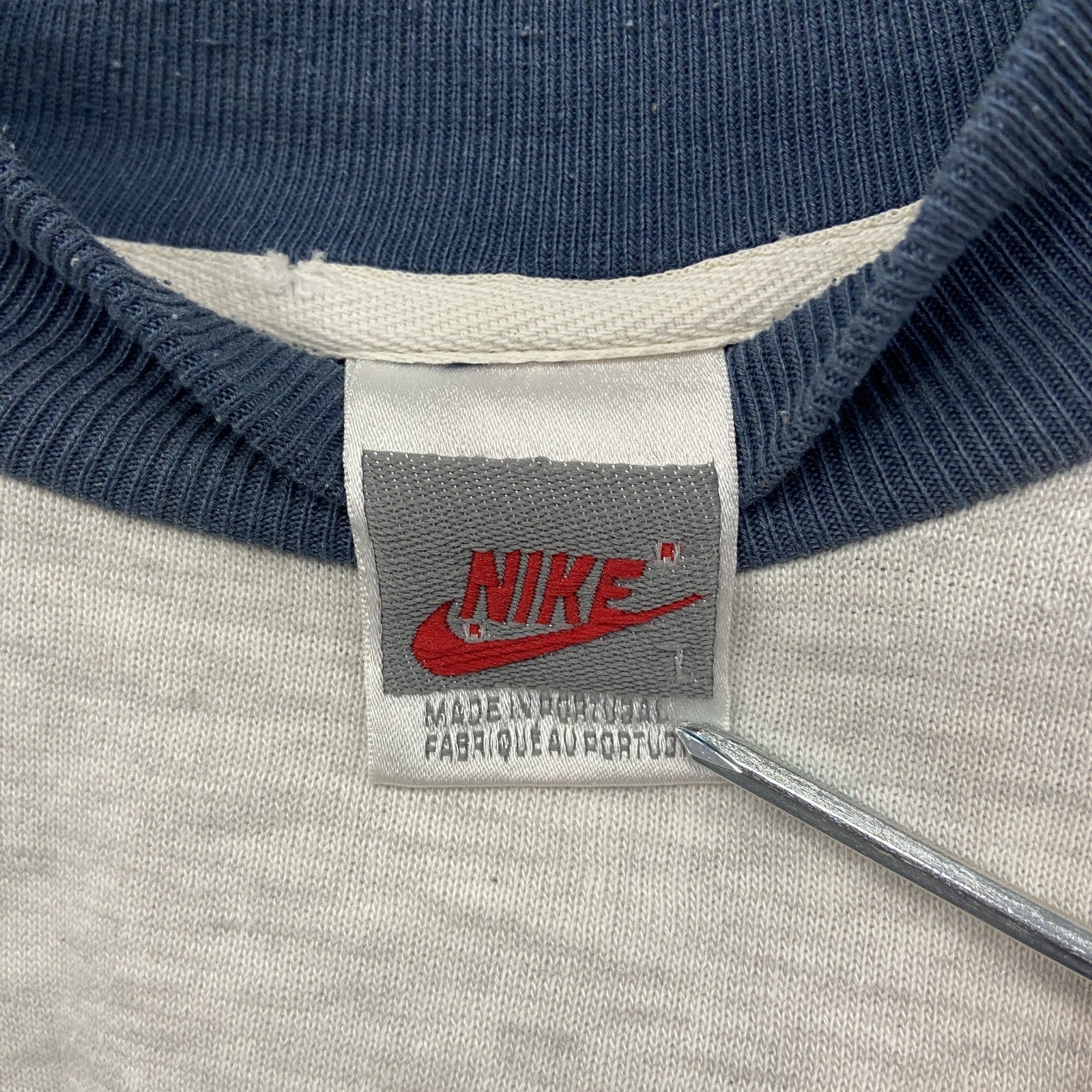 ～90s　NIKE　ナイキ　スウェット/トレーナー　ヴィンテージ　銀タグ　グレー　Lサイズ