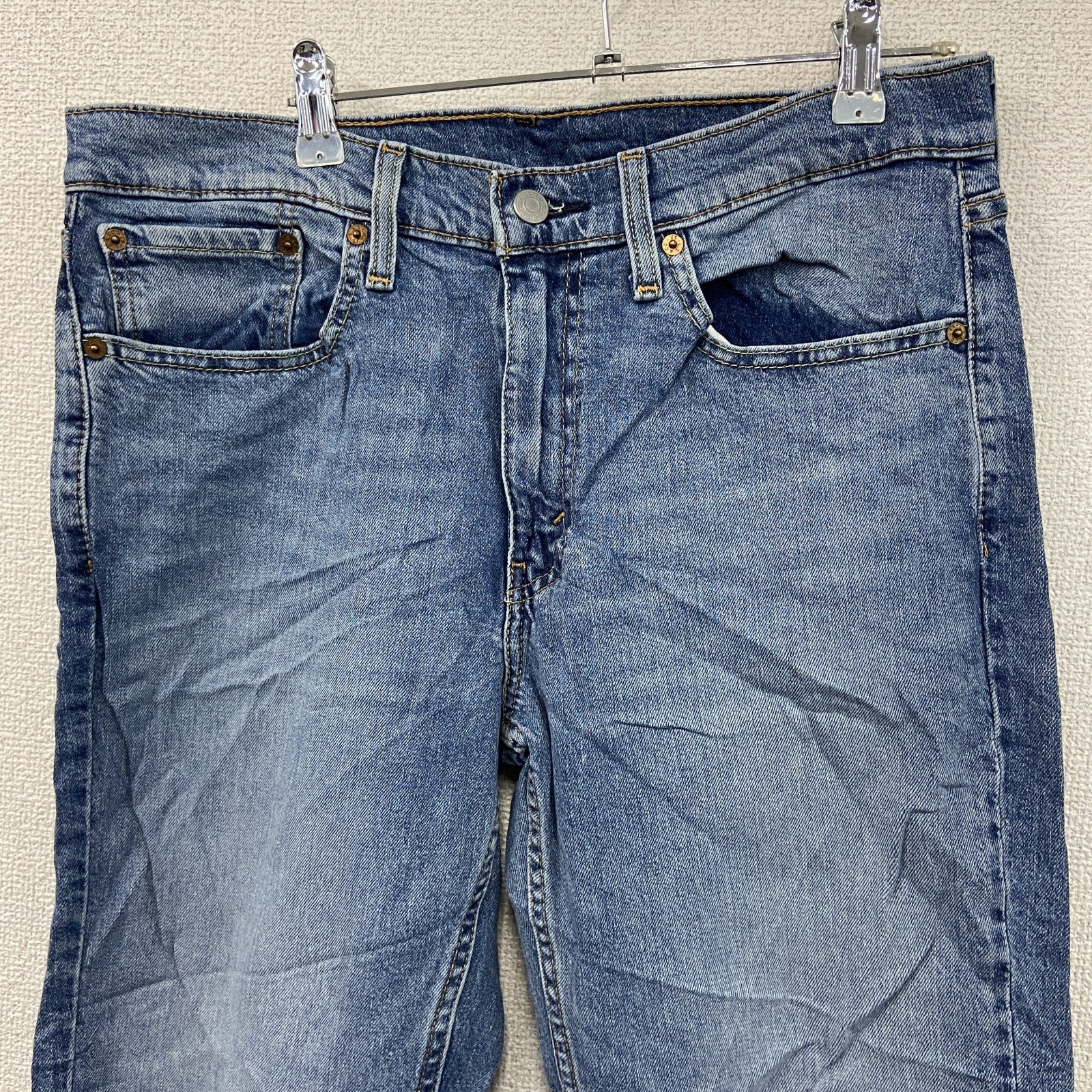 Levi’s　リーバイス　514　デニムパンツ/ジーンズ　ジップフライ　縦落ち　インディゴ　W32サイズ