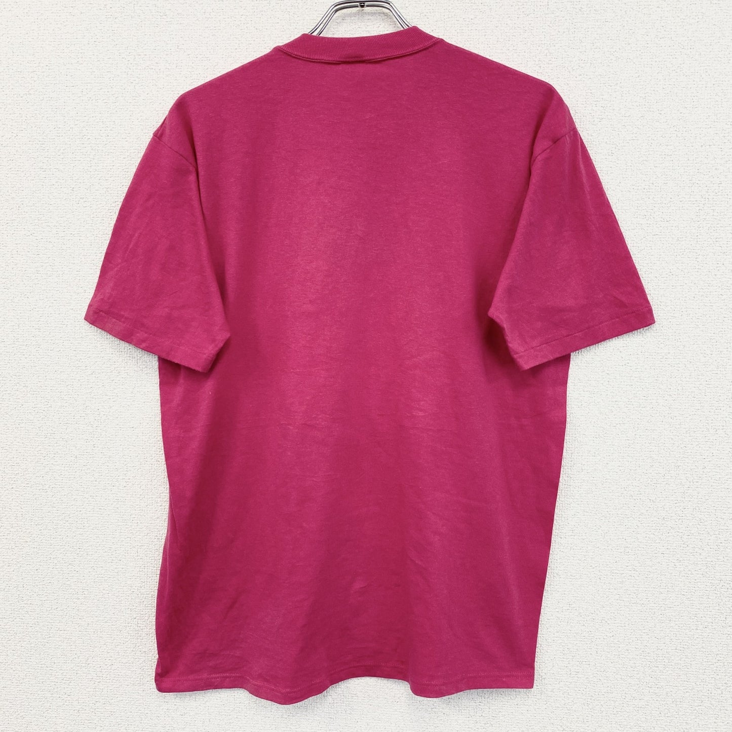 80s～　JERZEES　ジャージーズ　半袖プリントTシャツ　ヴィンテージ　シングルステッチ　ピンク　XLサイズ