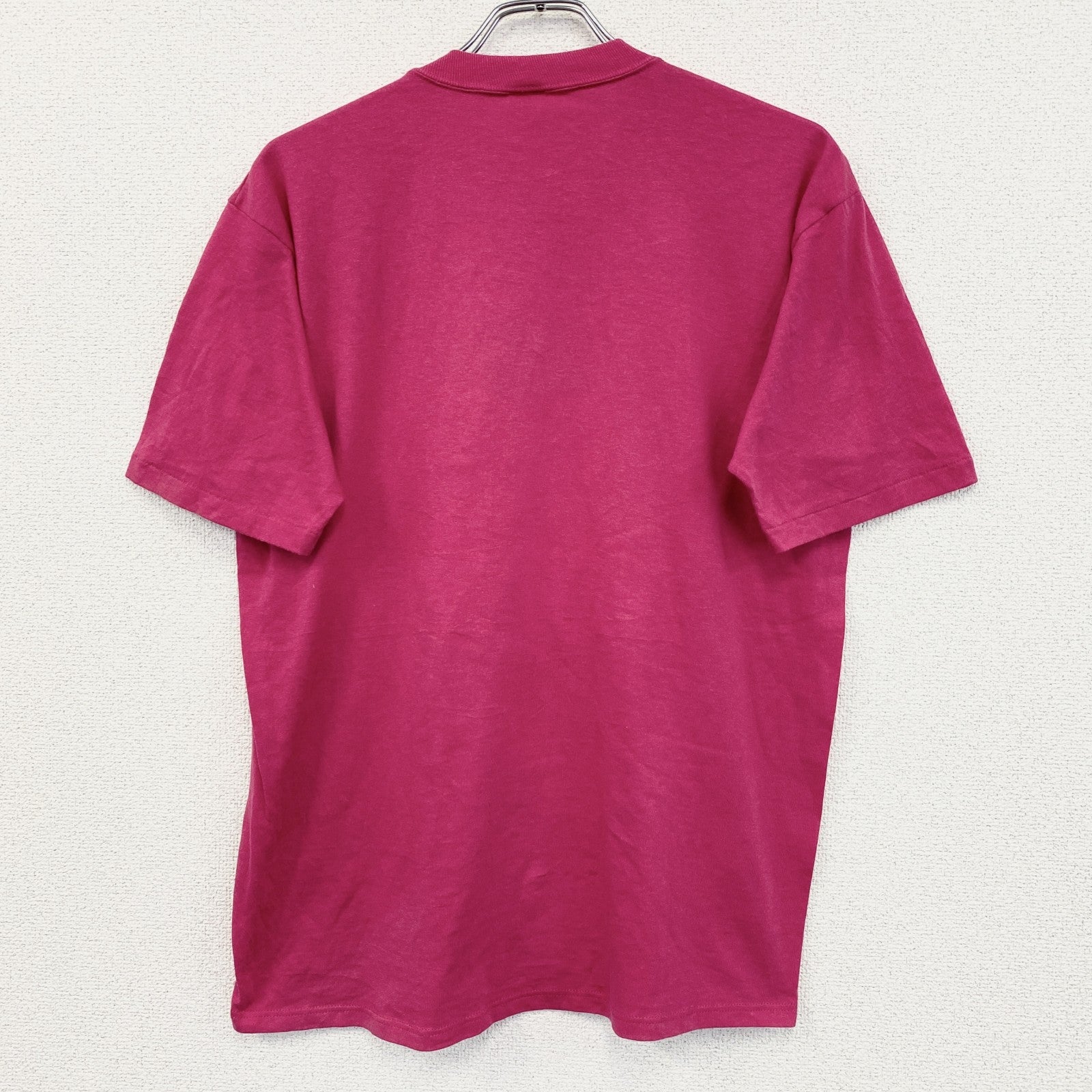 80s～　JERZEES　ジャージーズ　半袖プリントTシャツ　ヴィンテージ　シングルステッチ　ピンク　XLサイズ