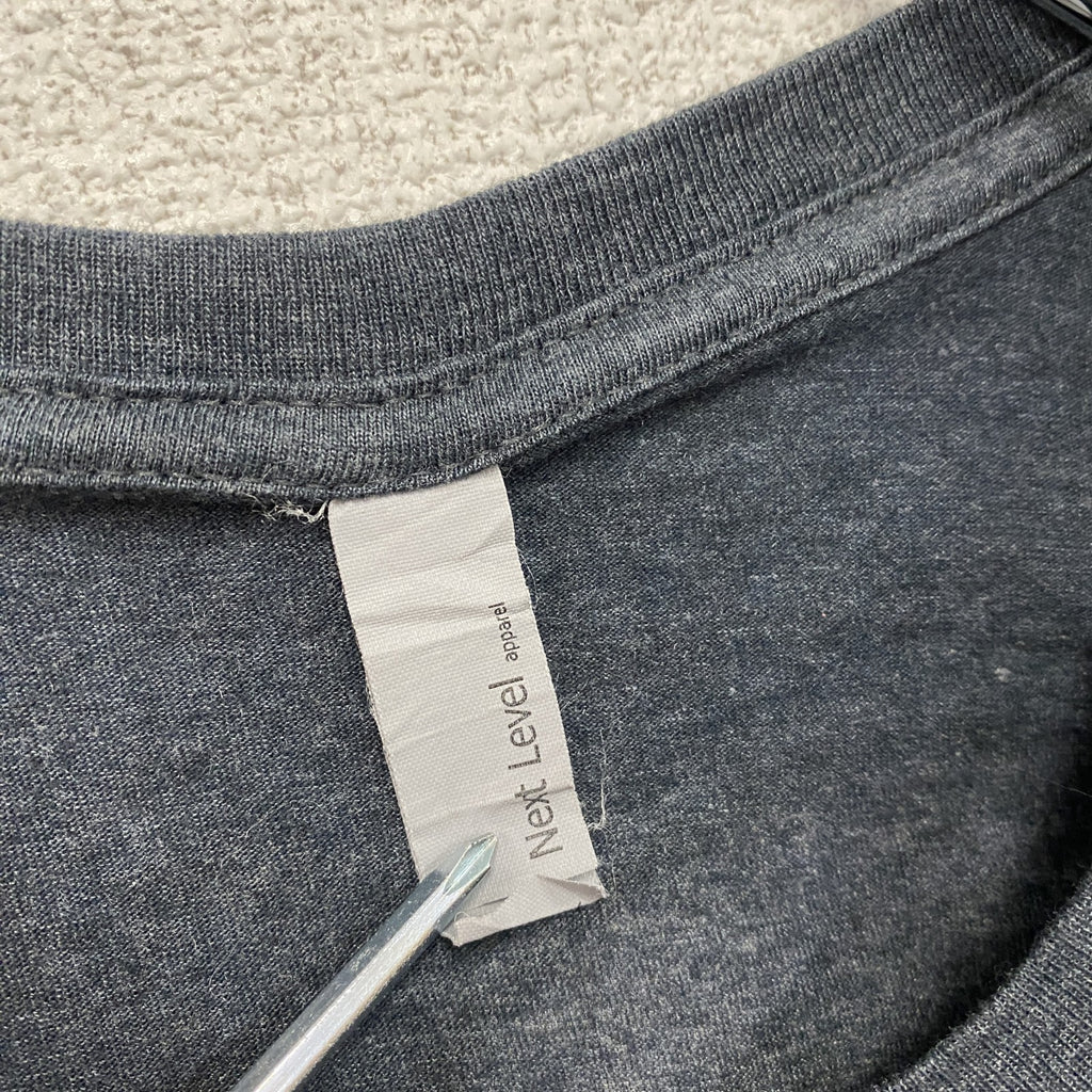 Next Level　半袖プリントTシャツ　両面プリント　黒　ブラック　2XLサイズ