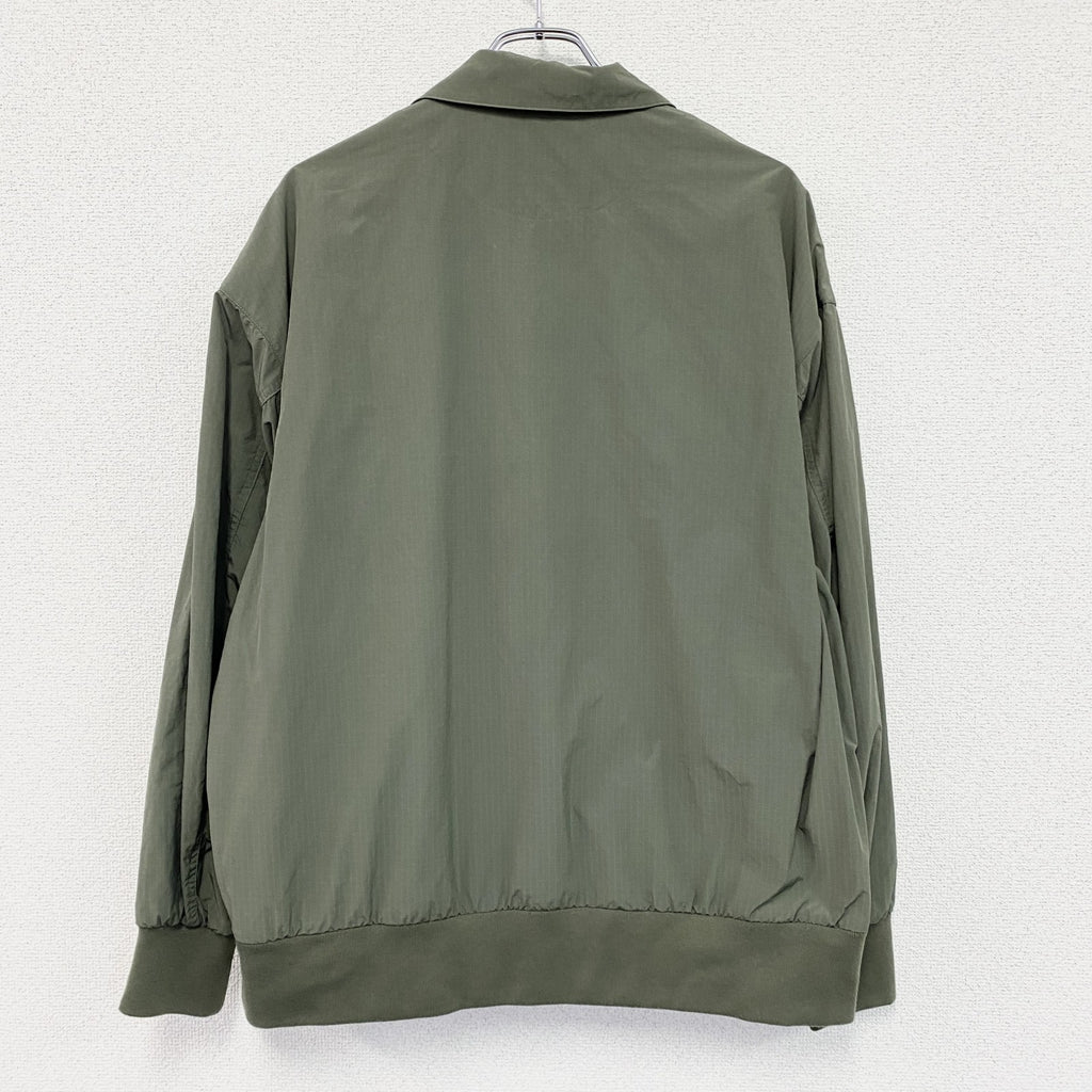 BEAMS LIGHTS　ビームスライツ　小松マテーレ　リップストップブルゾン　緑　グリーン　Lサイズ　