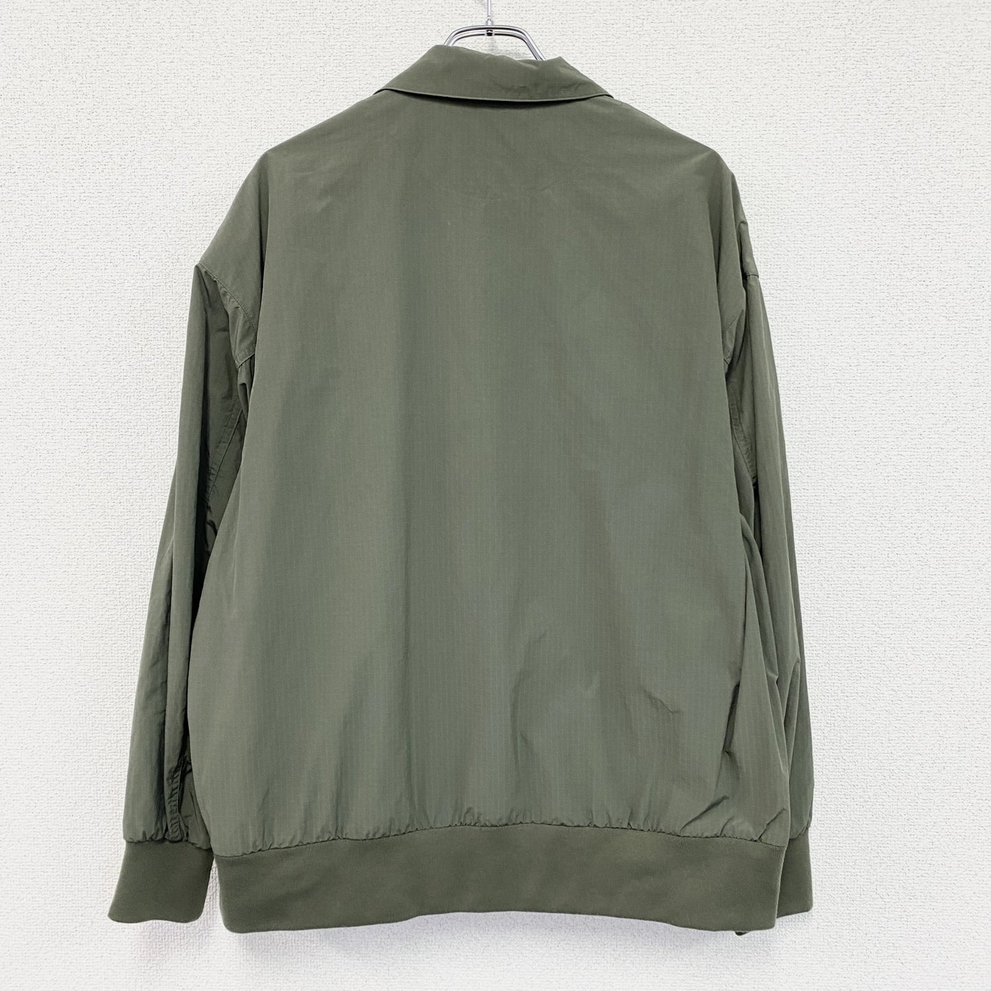 BEAMS LIGHTS　ビームスライツ　小松マテーレ　リップストップブルゾン　緑　グリーン　Lサイズ　