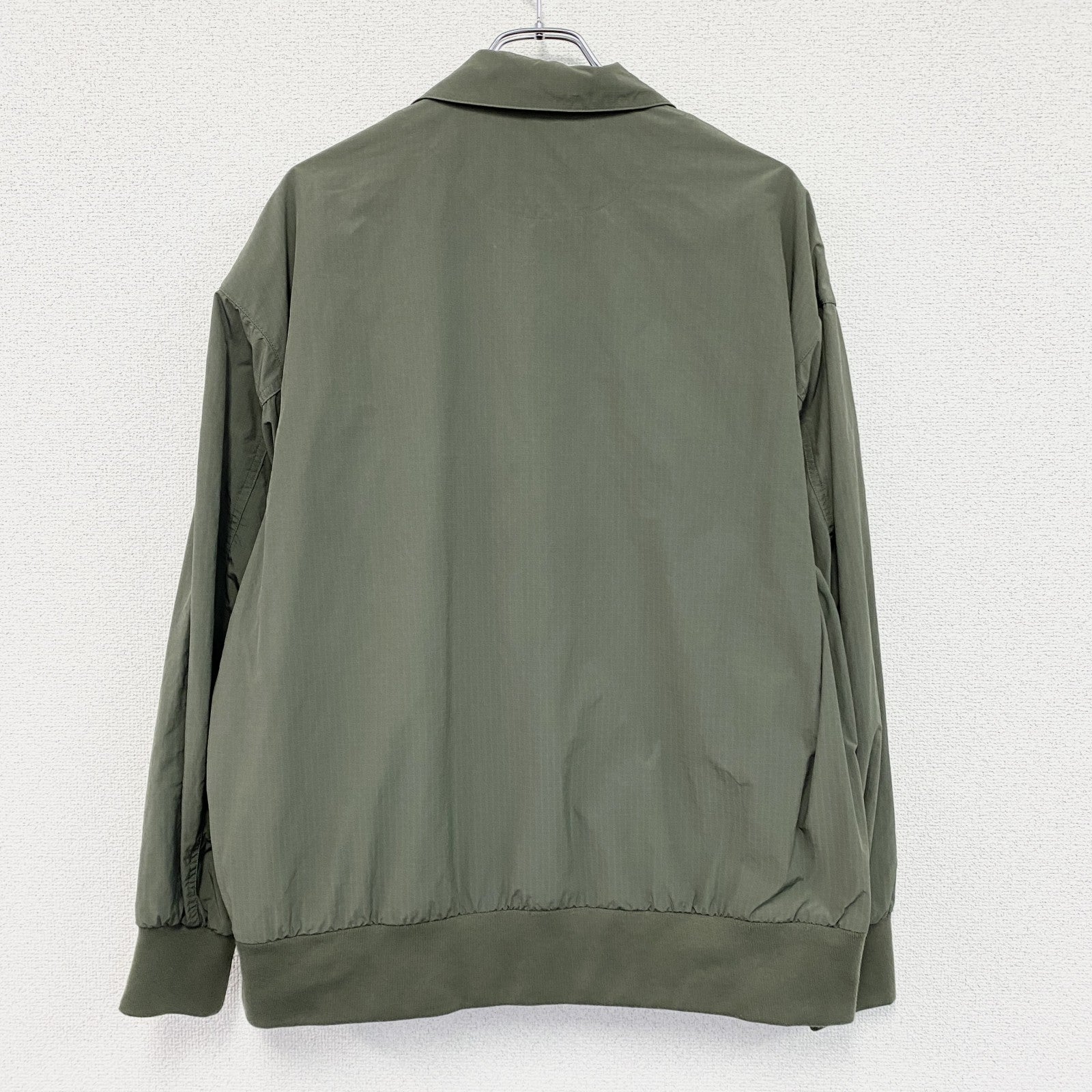 BEAMS LIGHTS　ビームスライツ　小松マテーレ　リップストップブルゾン　緑　グリーン　Lサイズ　