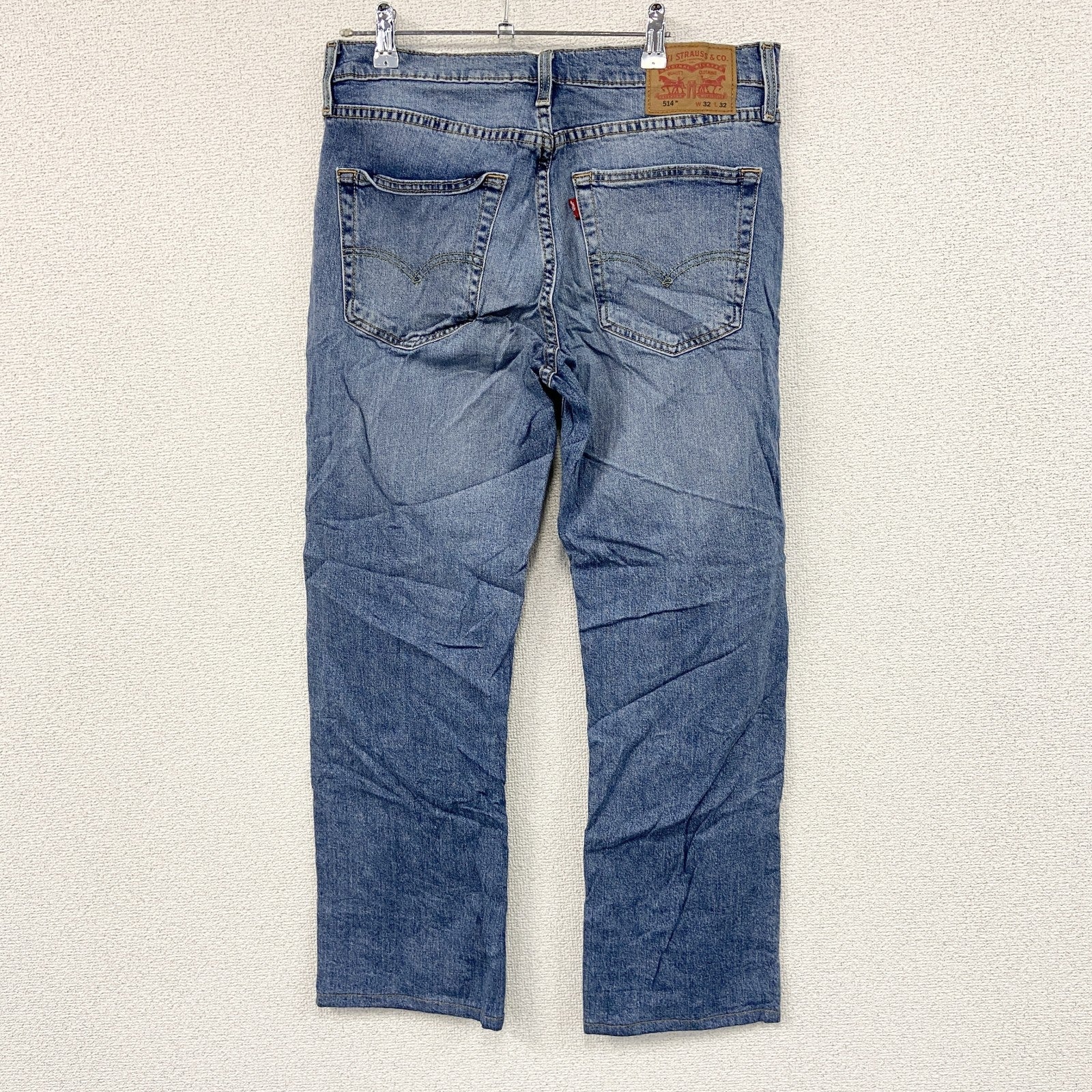 Levi’s　リーバイス　514　デニムパンツ/ジーンズ　ジップフライ　縦落ち　インディゴ　W32サイズ