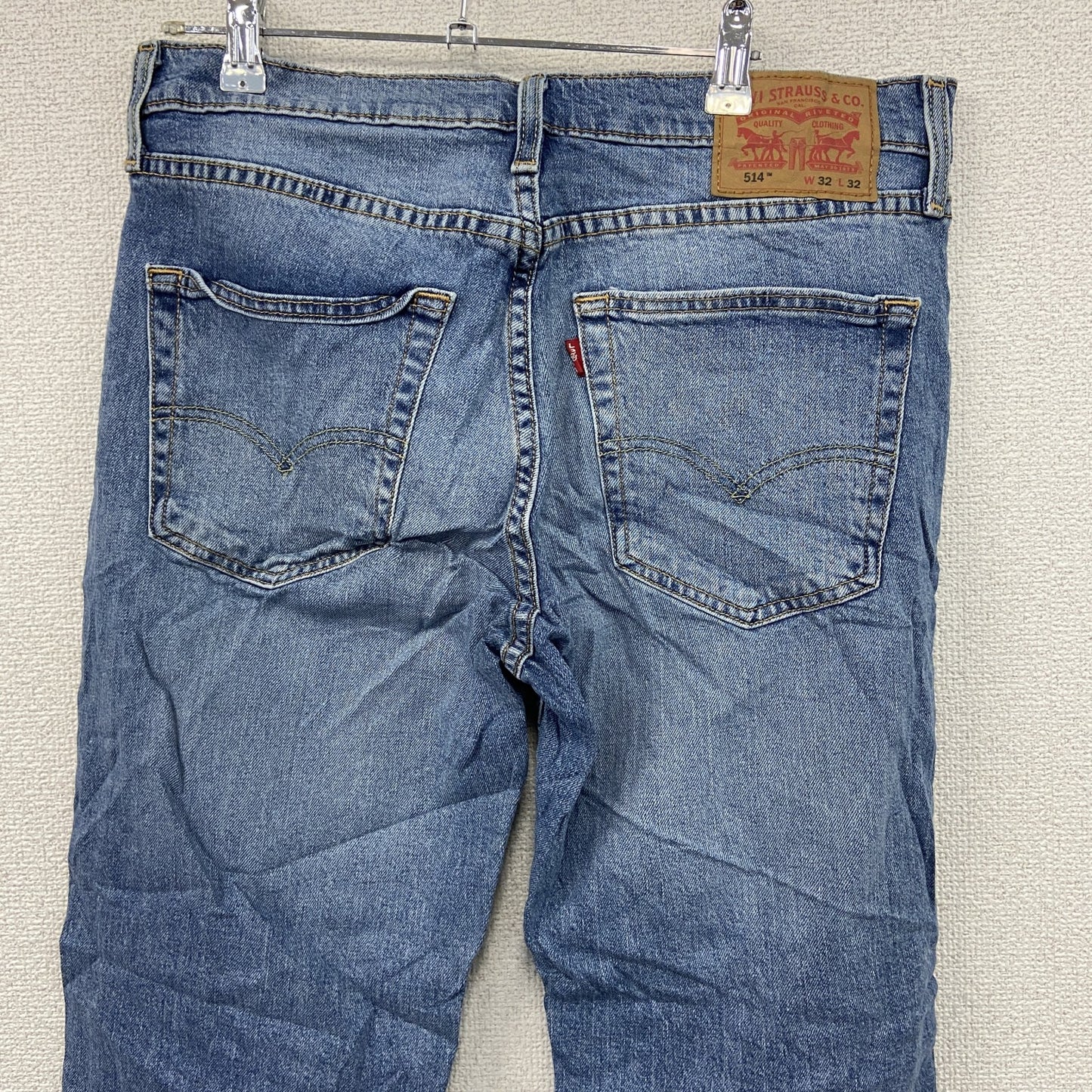 Levi’s　リーバイス　514　デニムパンツ/ジーンズ　ジップフライ　縦落ち　インディゴ　W32サイズ